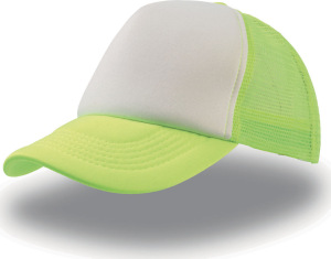 Atlantis - 5 Panel Mesh Cap Rapper (yellow fluo)