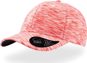 Atlantis - 6 Panel Melange Cap Mash-up (red melange)