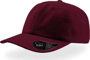 Atlantis - 6 Panel Chino Kappe Dad Hat (burgundy)