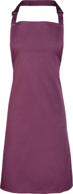 Premier - Apron with Bib "Colours" (aubergine)