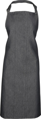 Premier - Apron with Bib "Colours" (black denim)