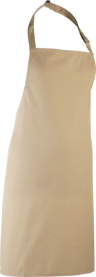 Premier - Apron with Bib "Colours" (khaki)