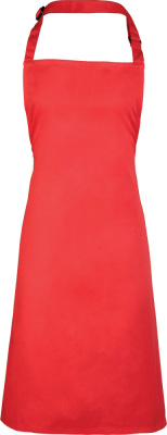 Premier - Apron with Bib "Colours" (strawberry red)