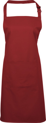 Premier - Pinafore "Colours" with Pocket (burgundy)