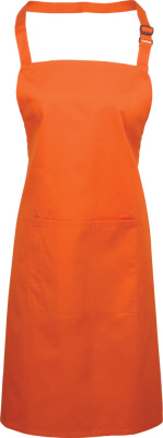 Premier - Latzschürze "Colours" mit Bauchtasche (orange)