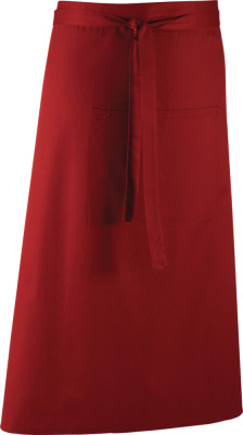 Premier - Long Waist Apron "Colours" (burgundy)