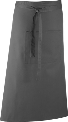 Premier - Long Waist Apron "Colours" (dark grey)