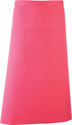 Premier - Long Waist Apron "Colours" (fuchsia)