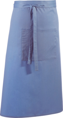 Premier - Long Waist Apron "Colours" (mid blue)