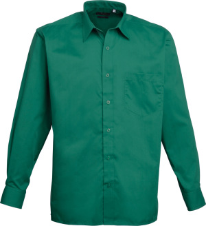 Premier - Poplin Shirt longsleeve (emerald)