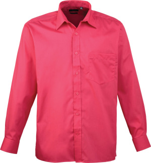 Premier - Popeline Hemd langarm (hot pink)