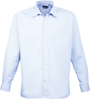 Premier - Popeline Hemd langarm (light blue)