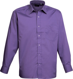 Premier - Poplin Shirt longsleeve (purple)