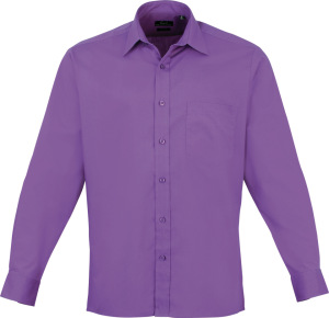 Premier - Popeline Hemd langarm (rich violet)