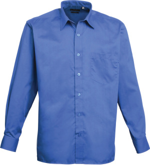 Premier - Poplin Shirt longsleeve (royal)