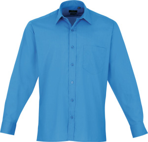 Premier - Poplin Shirt longsleeve (sapphire)