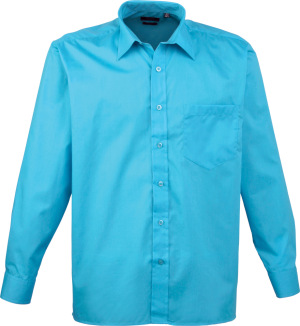 Premier - Poplin Shirt longsleeve (turquoise)
