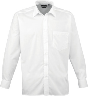 Premier - Popeline Hemd langarm (white)