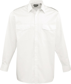 Premier - Pilot Shirt longsleeve (white)