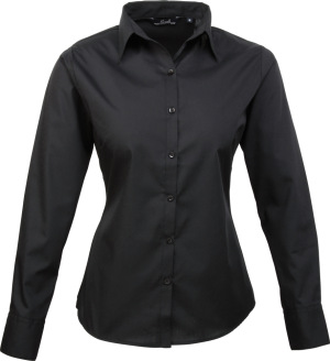 Premier - Poplin Blouse longsleeve (black)