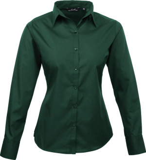 Premier - Poplin Blouse longsleeve (bottle)