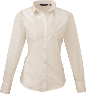 Premier - Poplin Blouse longsleeve (natural)