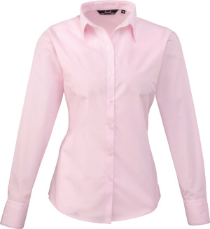 Premier - Poplin Blouse longsleeve (pink)