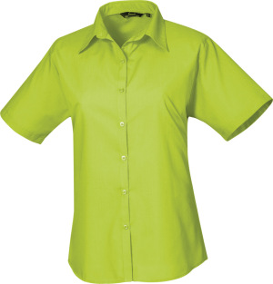 Premier - Popeline Bluse kurzarm (lime)