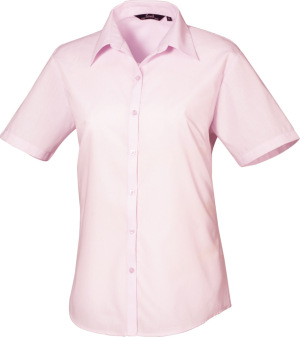 Premier - Popeline Bluse kurzarm (pink)