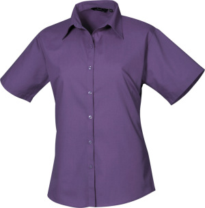 Premier - Poplin Blouse shortsleeve (purple)