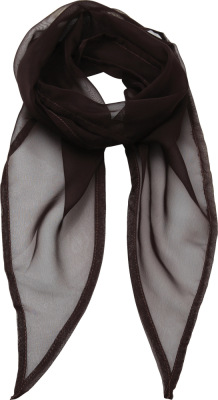 Premier - Ladies' Chiffon Scarf "Colours" (brown)