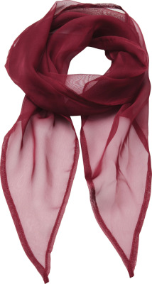 Premier - Ladies' Chiffon Scarf "Colours" (burgundy)