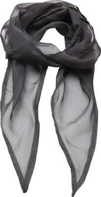 Premier - Damen Chiffonschal "Colours" (dark grey)