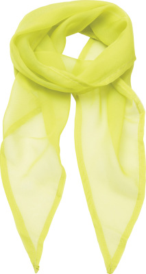 Premier - Damen Chiffonschal "Colours" (lime)