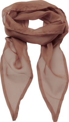 Premier - Ladies' Chiffon Scarf "Colours" (mocha)