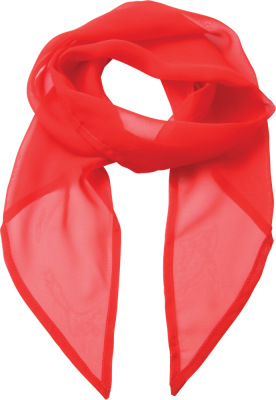 Premier - Ladies' Chiffon Scarf "Colours" (strawberry red)