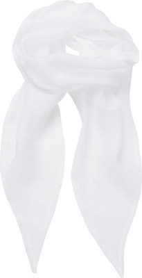 Premier - Ladies' Chiffon Scarf "Colours" (white)