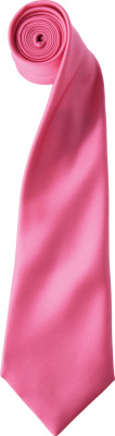 Premier - Satin Krawatte "Colours" (fuchsia)