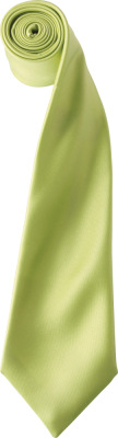 Premier - Satin Krawatte "Colours" (lime)