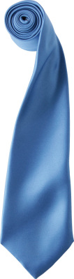 Premier - Satin Tie " Colours" (mid blue)
