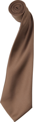 Premier - Satin Tie " Colours" (mocha)