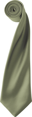 Premier - Satin Tie " Colours" (olive)