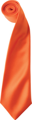 Premier - Satin Krawatte "Colours" (orange)