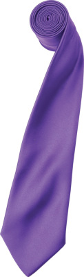 Premier - Satin Krawatte "Colours" (rich violet)