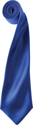Premier - Satin Krawatte "Colours" (royal)