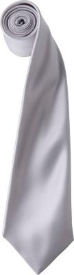 Premier - Satin Tie " Colours" (silver)