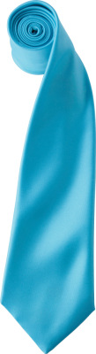 Premier - Satin Krawatte "Colours" (turquoise)