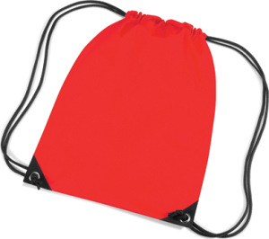BagBase - Premium Gymsac (Bright Red)