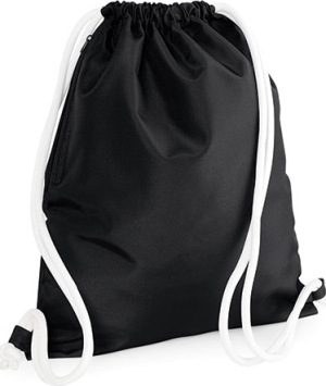 BagBase - Icon Drawstring Backpack (Black)