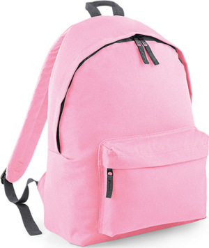 BagBase - Original Fashion Backpack (Classic Pink/Graphite Grey)